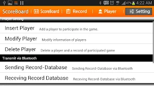 ScoreBoard Bluetooth remote Screenshot 3