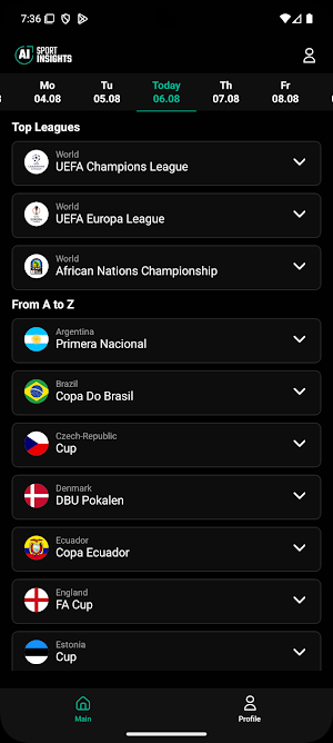 Sport Ainsignts Screenshot 0