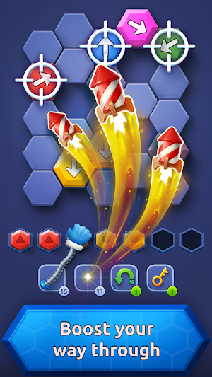 Triple Hexa - Match Colors Screenshot 2