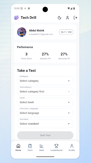 Tech Interview Prep Tech Drill Screenshot 1