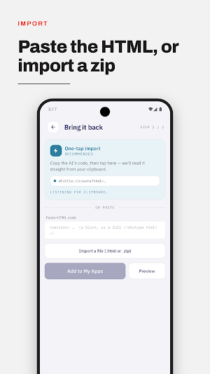 Whittle: Import. Host. Launch! Screenshot 3