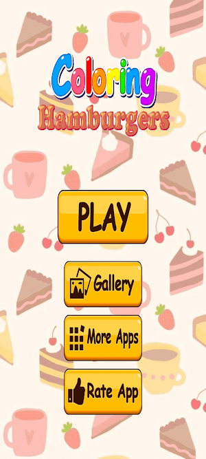 Burger Coloring Screenshot 1