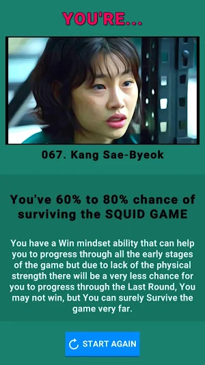 Squid Game Survival Quiz Screenshot 3