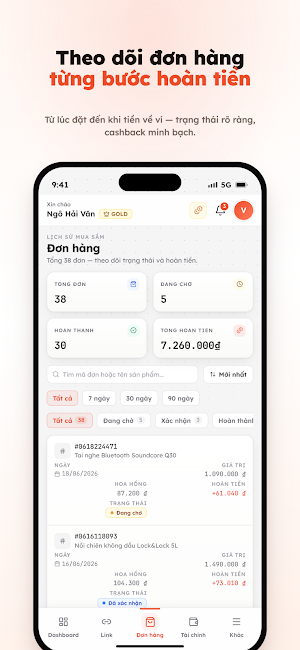 Hoantien - Mua sắm hoàn tiền Screenshot 3