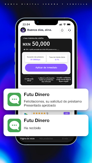 Futu Dinero- Préstamo Rápido Screenshot 1
