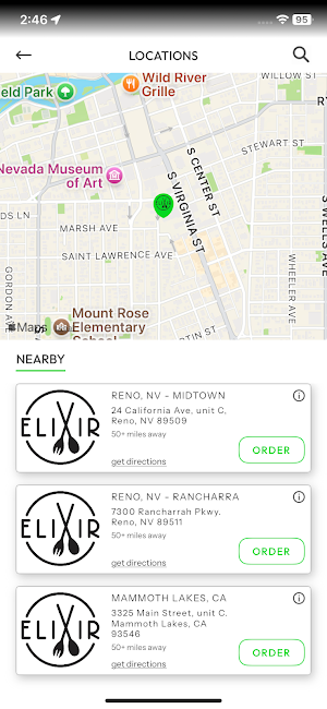 Elixir Superfood & Juice Screenshot 1