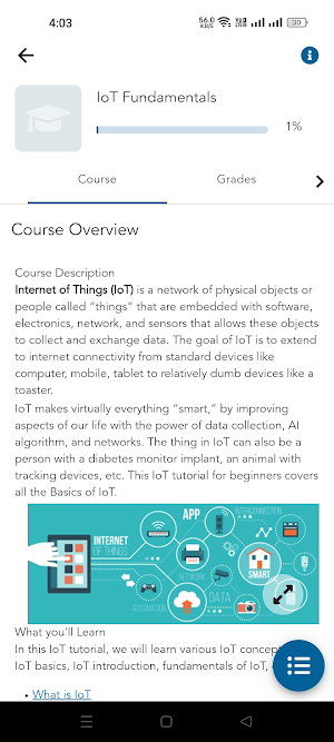 UPES LMS Screenshot 3