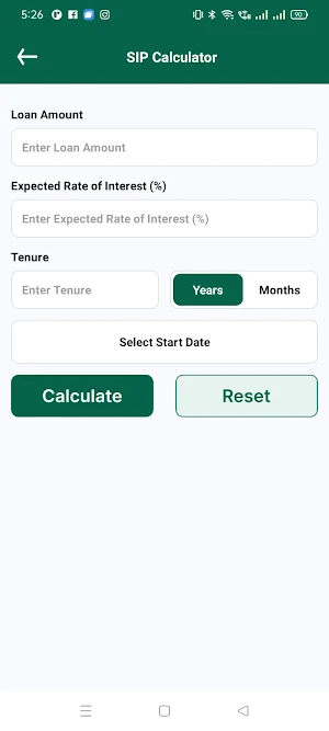 LoanPrime: EMI Loan Calculator Screenshot 1