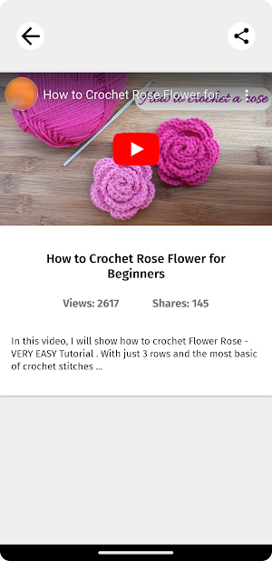 Learn Crochet And Knitting Screenshot 2