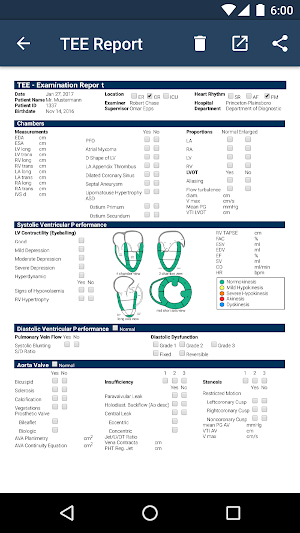 TEE Report App Screenshot 1