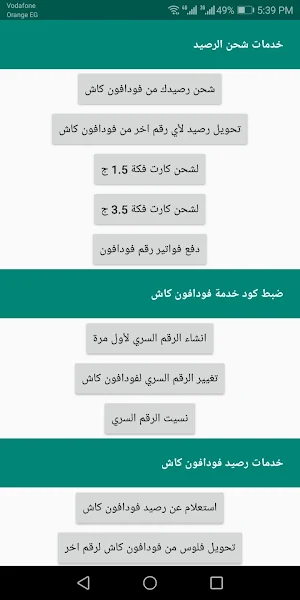 فودافون كاش Screenshot 1