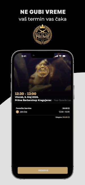 Prime Barbershop Kragujevac Screenshot 1