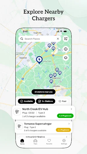 EV Charging Station Finder Screenshot 1