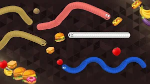 Slither Fun Worm-Snake Game Screenshot 3