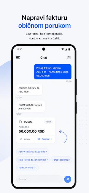 Konto: Fakture, KPO, porezi Screenshot 0