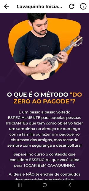 Cavaquinho Iniciante do Zero Screenshot 3