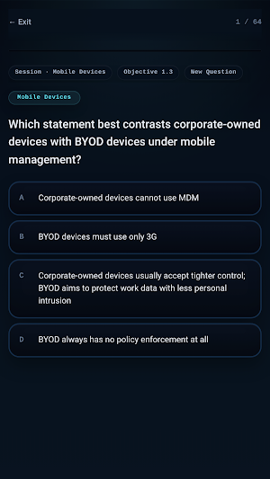 CertCrush: A+ Core 1 220-1201 Screenshot 3