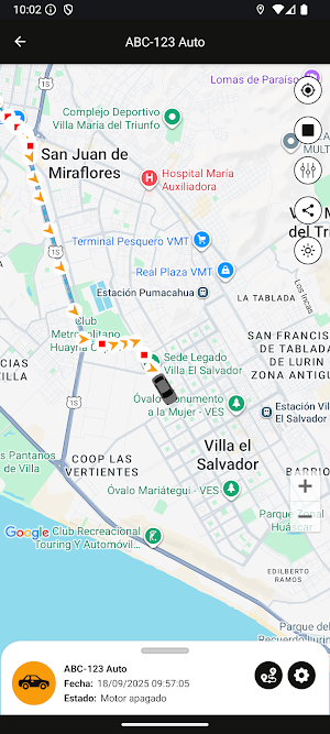 UBISAT GPS Screenshot 2