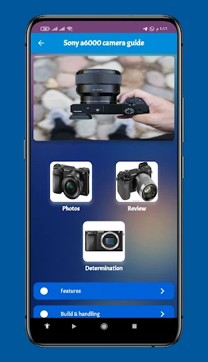 Sony a6000 camera guide Screenshot 2