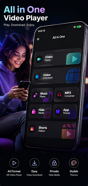 PlayPulse: Video & Audio Hub Screenshot 0