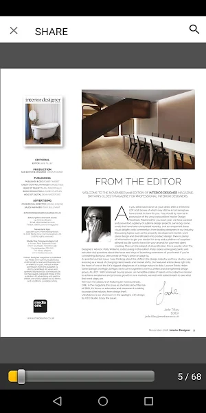 Interior Designer Magazine Screenshot 1