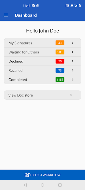 emSigner-Document Signing using eSignature Screenshot 2