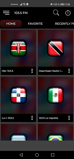 103.5 fm radio station Screenshot 2