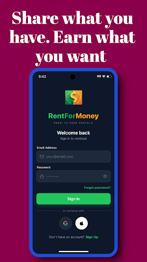 RentForMoney - Rent & Earn Screenshot 0