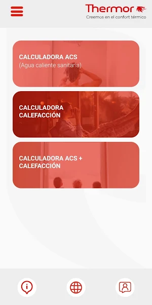 Calculadora Aerotermia Thermor Screenshot 1