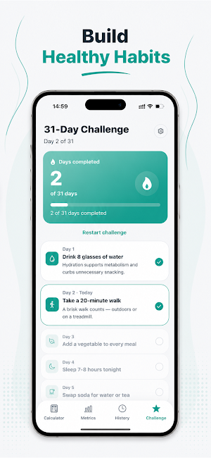 BMI Calculator: Ideal Weight Screenshot 3