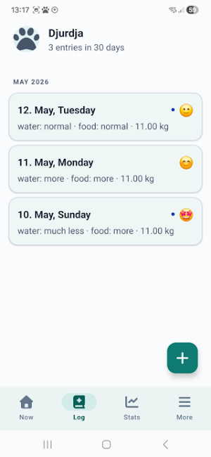 Tailspot: Pet Health Diary Screenshot 1