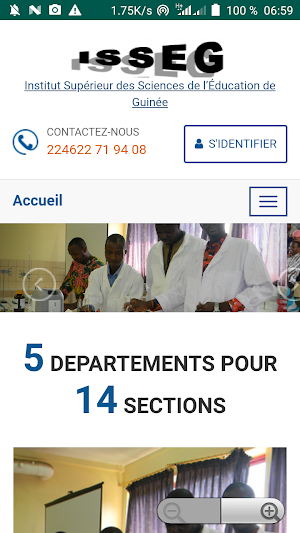 ISSEG - Guinée 1.2 Screenshot 0