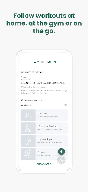 Wyndemere Fitness Screenshot 2