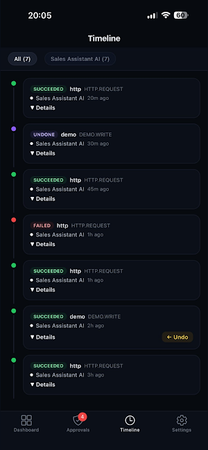 Agentlock: AI Agent Security Screenshot 2