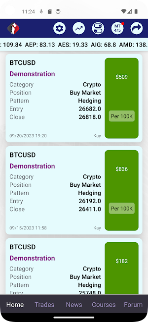 Signals4Winners Screenshot 1