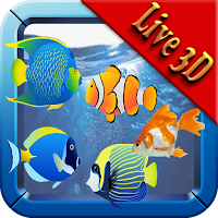 3D Aquarium Live Moving Fish Wallpaper