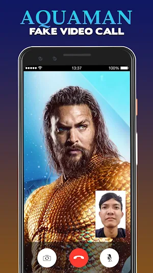 Aquaman Fake Video Call Screenshot 1