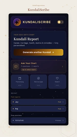 Kundali AI & Astrology Screenshot 0