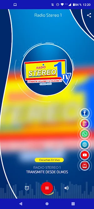 Radio Stereo 1 Olmos Screenshot 1