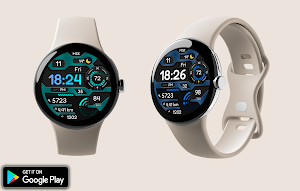 Digital Vyzomyk Watch face Screenshot 3