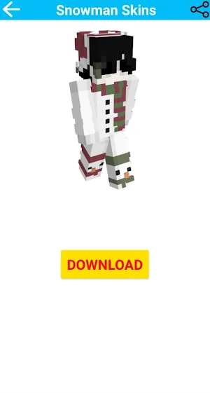 Snowman Skins For Minecraft Screenshot 3