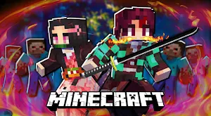 Demon Slayer Minecraft Pe Screenshot 1