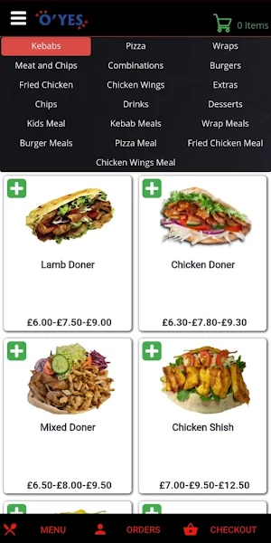 OYes Pizza Kebab Screenshot 2