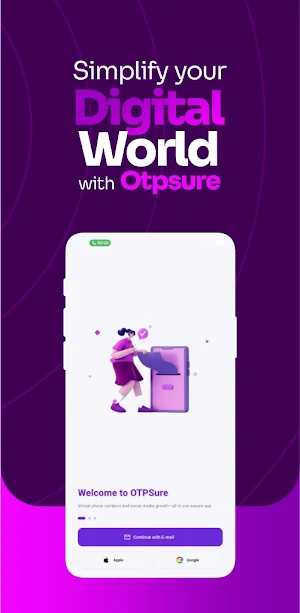 OTPSure: Numbers & eSIM Screenshot 0