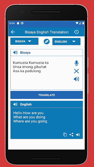 Bisaya English Translator Screenshot 0