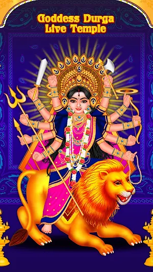 Goddess Durga Live Temple : Navratri Special Screenshot 0