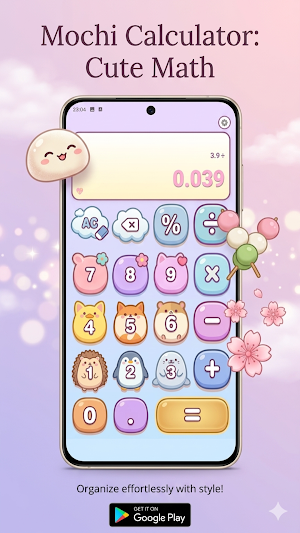 Mochi: Kawaii Calculator Screenshot 2