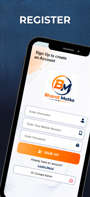 Bharat Matka Online Play App Screenshot 1