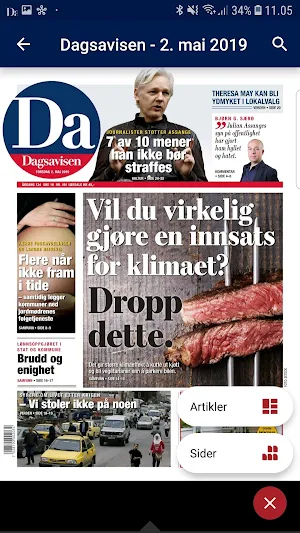 Dagsavisen e-avis Screenshot 3