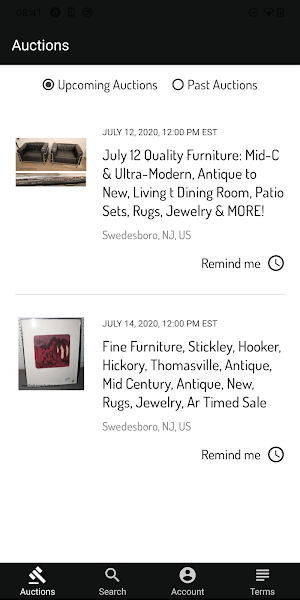South Jersey Auctions Live Bidding Screenshot 0
